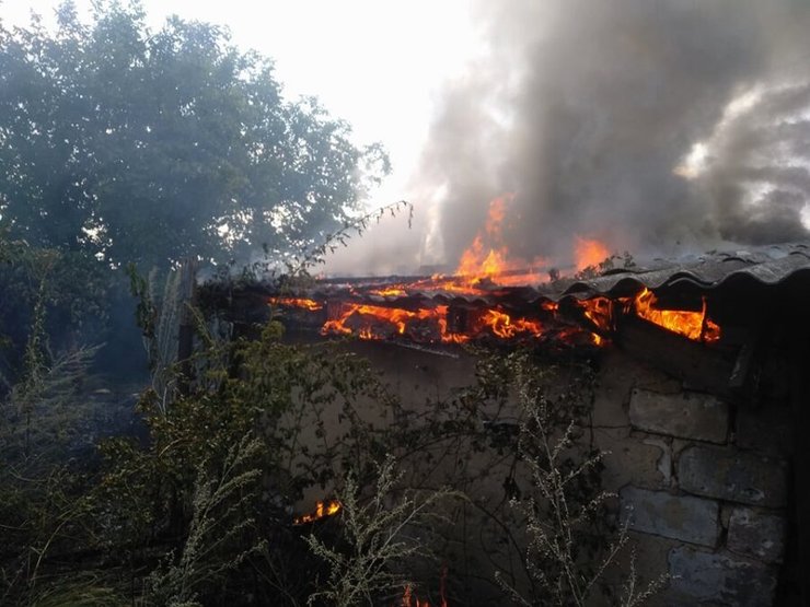Пожар в Зайцево