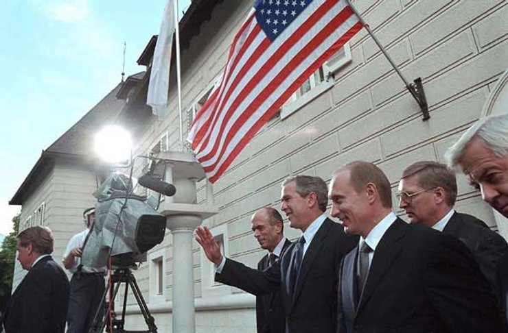 володимир путін джордж буш молодший