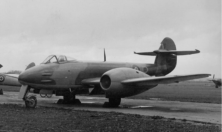 Gloster Meteor, истребитель Gloster Meteor, самолет Gloster Meteor, британский Gloster Meteor, Gloster Meteor что известно, Gloster Meteor история, военная история, история авиации
