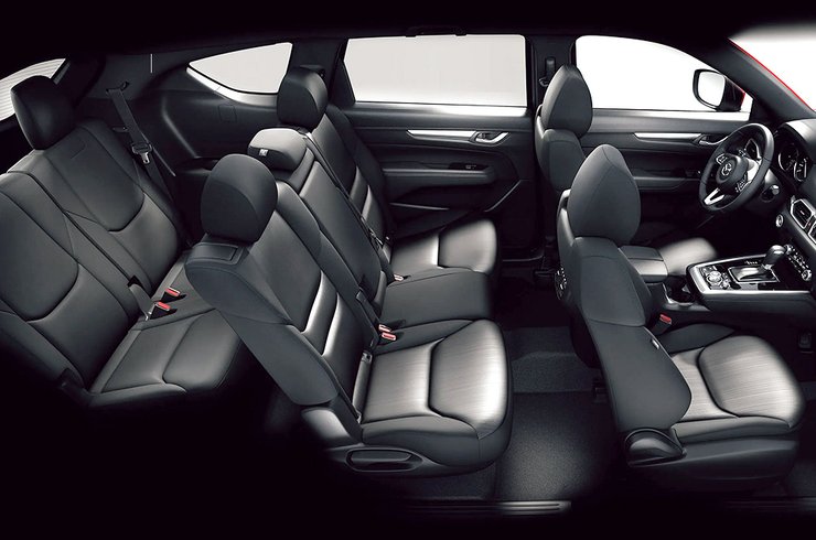 салон мазда сх8, Mazda CX-8 2023, Mazda CX-8, кроссовер Mazda, Mazda CX-80