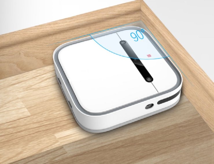 пылесос, квадратный корпус, робот