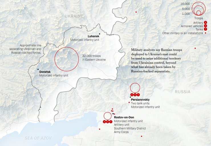 Карта, войска, РФ