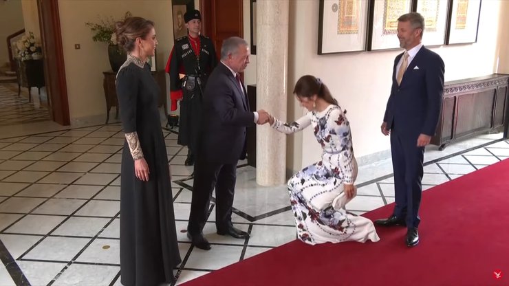 принц фредерик, принцесса Мэри, королева рания, король абдалла