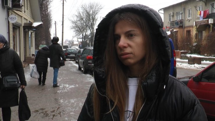 Очевидиця нападу Юлія Ротерман. Фото: Суспільне Івано-Франківськ