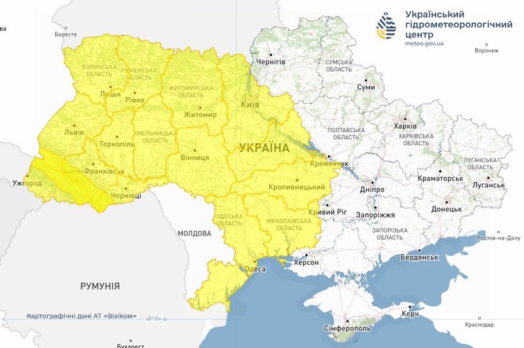 Погода в Украине 12 мая