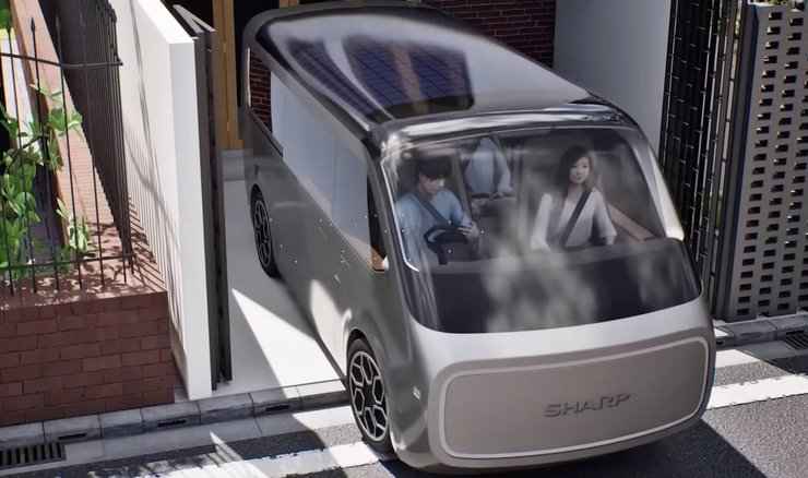 Sharp LDK, электромобиль Sharp, автомобиль Sharp, автомобиль Sharp