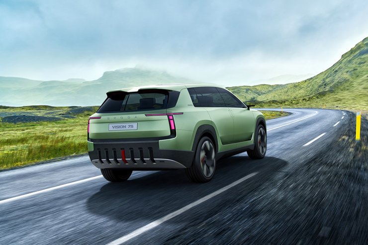 Кроссовер Skoda Vision 7S, Кроссовер Skoda, Skoda Vision 7S, электромобиль Skoda, электрокроссовер Skoda