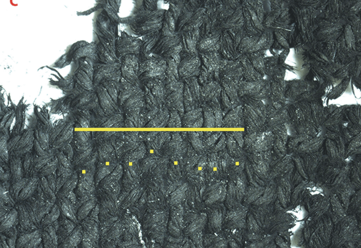 Археологи исследовали образцы ткани