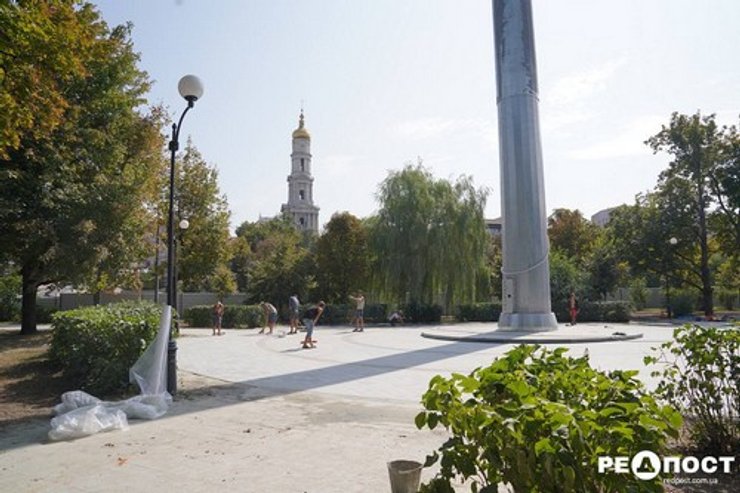флагшток харків, пішохідна зона
