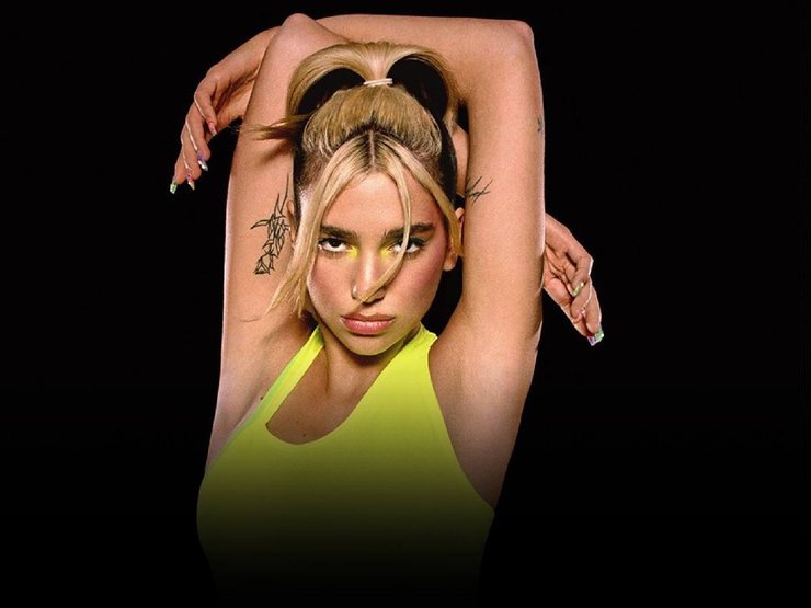 фото, Dua Lipa, песня Let's Get Physical