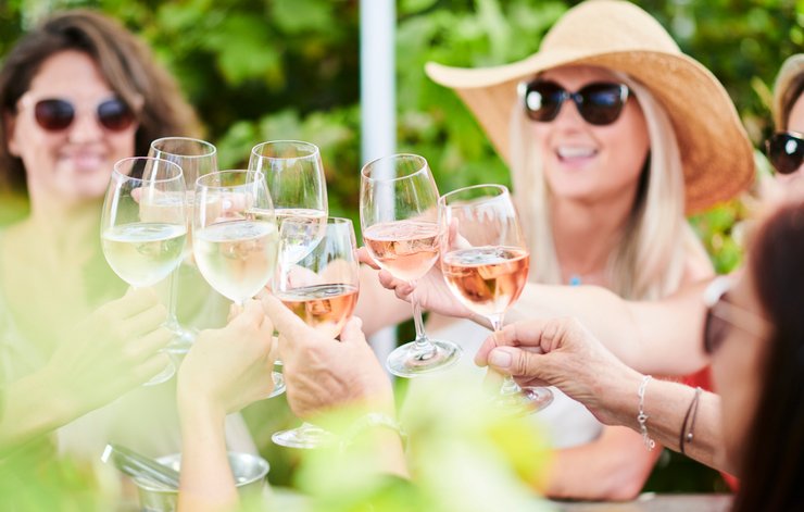 фото, розовое вино