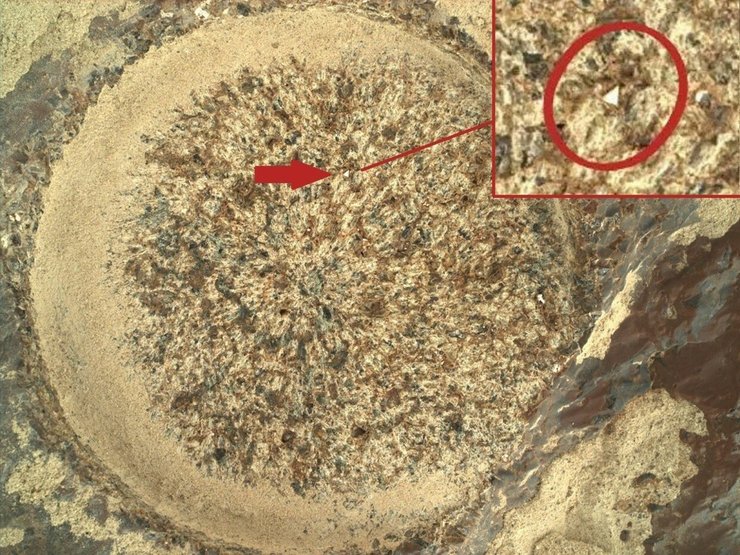 Марс, треугольник, поверхность, фото