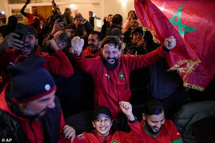 Болельщики сборной Мароко