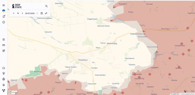 Наступление РФ на Покровск