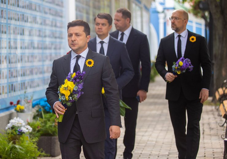 зеленый, разумков, шмыгаль, ермак