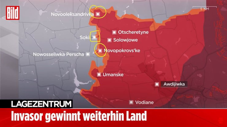 Карта боевых действий