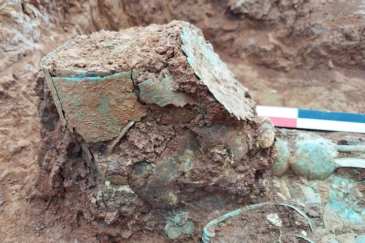 Археологи датируют захоронение второй половиной VII века до н. э.