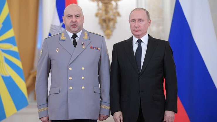 сергей суровикин, генерал, командующий объединенной группировкой сил в Украине, владимир путин