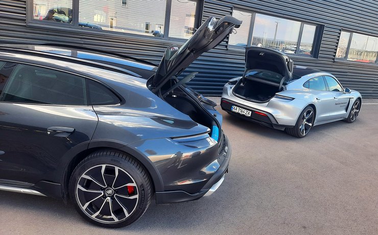 багажник Порше Тайкан Кросс Туризмо