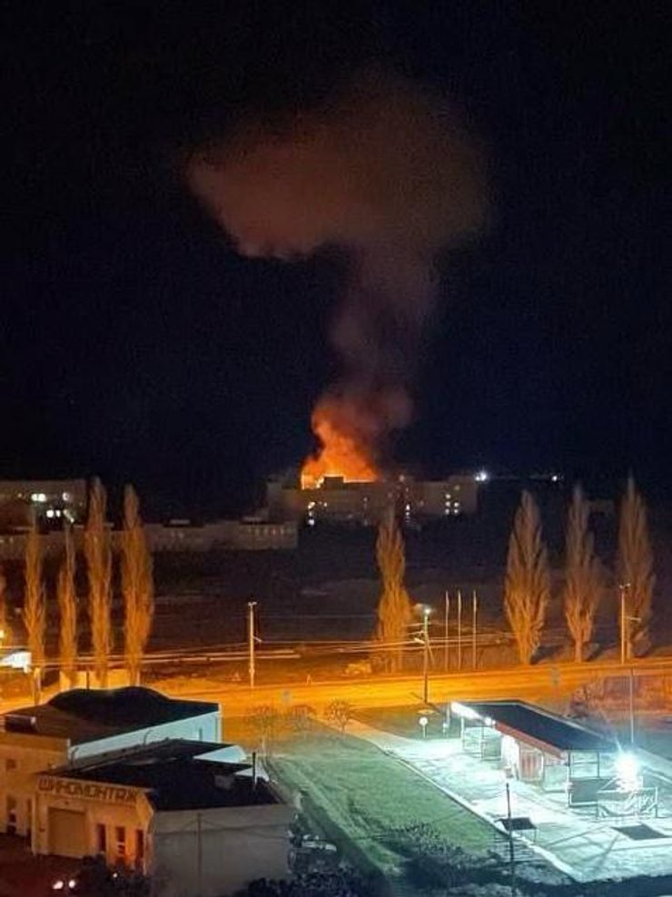 Попадание "шахеда" по больнице в Сумах