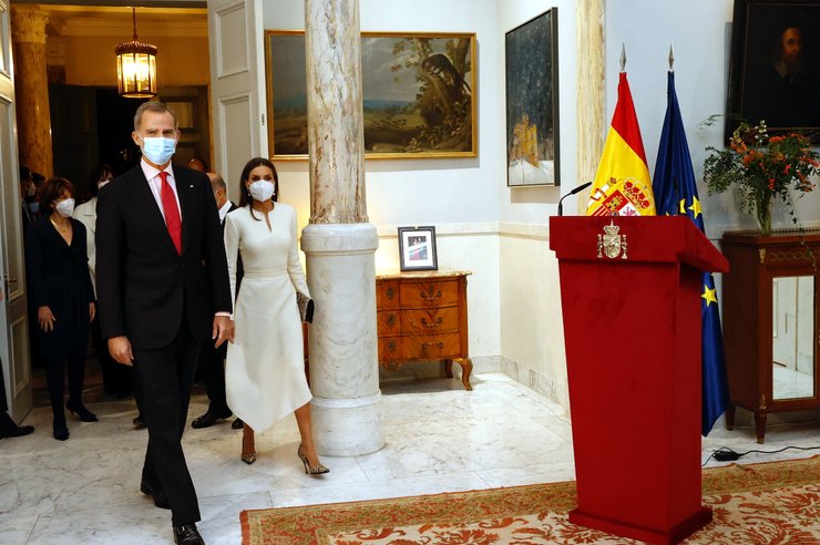 королева летиция, король филипп, королева испании, визит в швецию