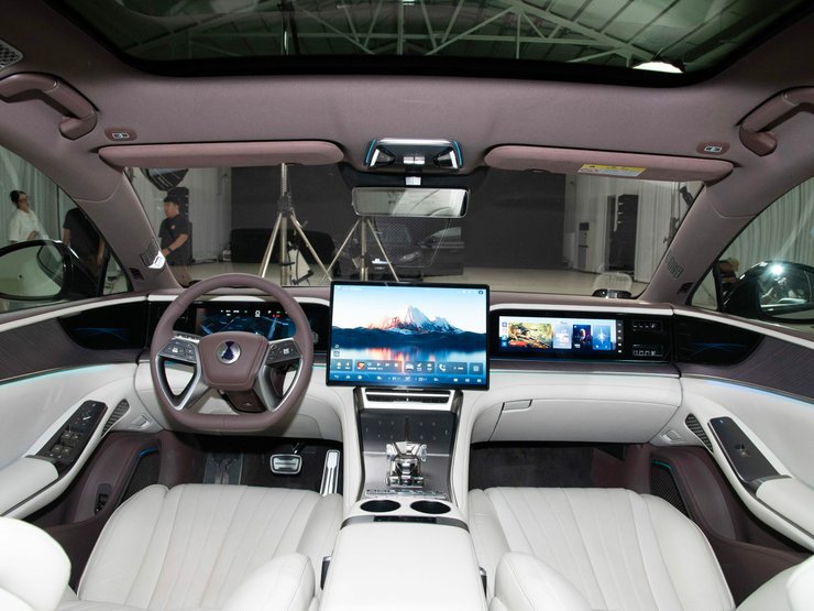 салон BYD Denza Z9, BYD Denza, Denza Z9, новий BYD Denza Z9