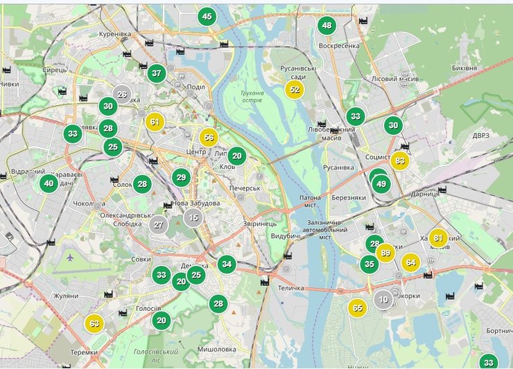 киев, смог, воздух, 6 апреля