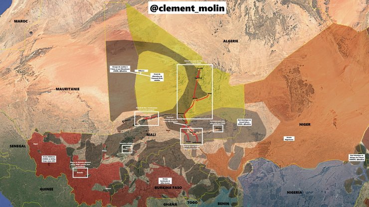 карта ситуації у Малі, 29 квітня, Clement Molin