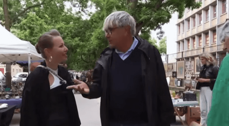 Ксенія Собчак свариться з французом