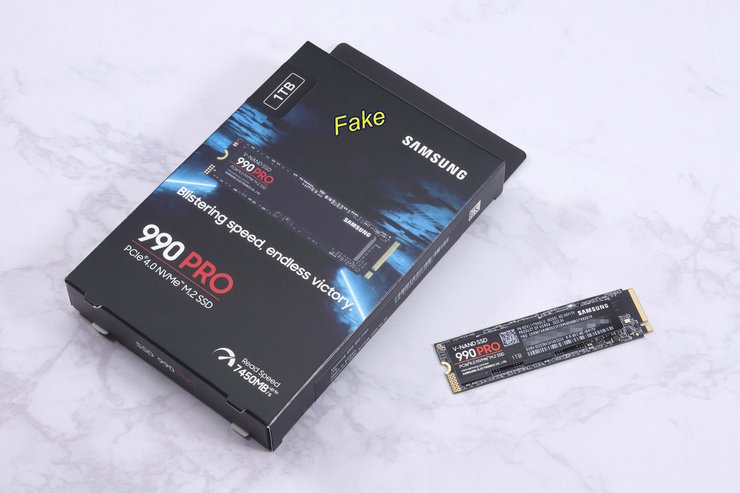 Поддельный SSD Samsung 990 Pro