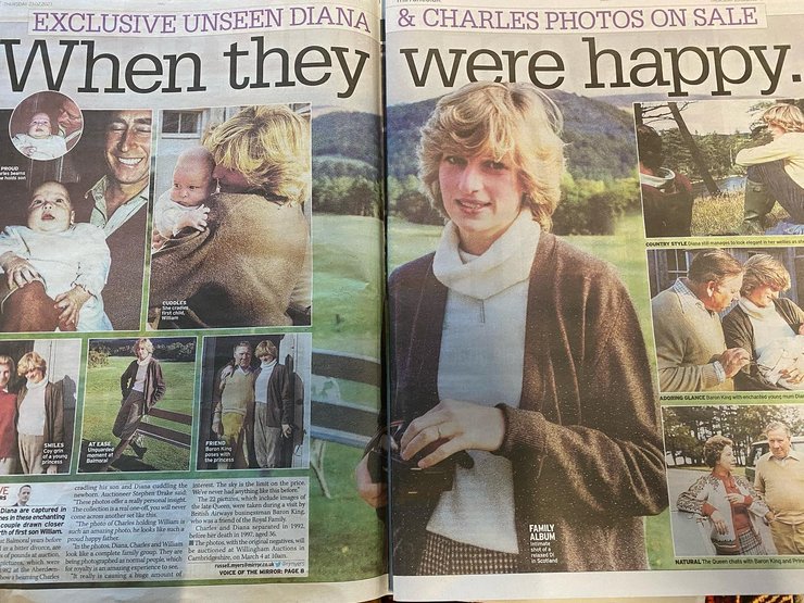 принцесса диана, принц чарльз, принц уильям, фото, балморал, редкие фото