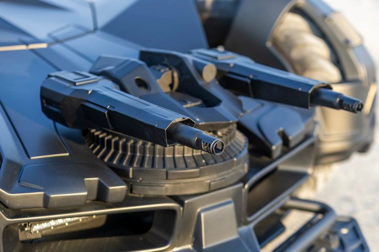 турель пулемета, украинский бэтмобиль, бэтмобиль, Новый Бэтмобиль