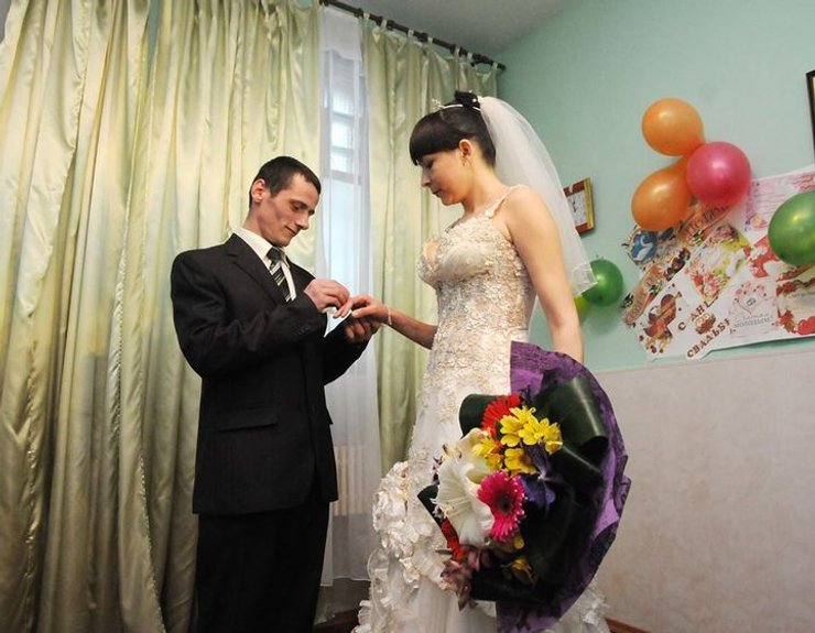 Свадьба Екатерины Щуки в Качановской колонии