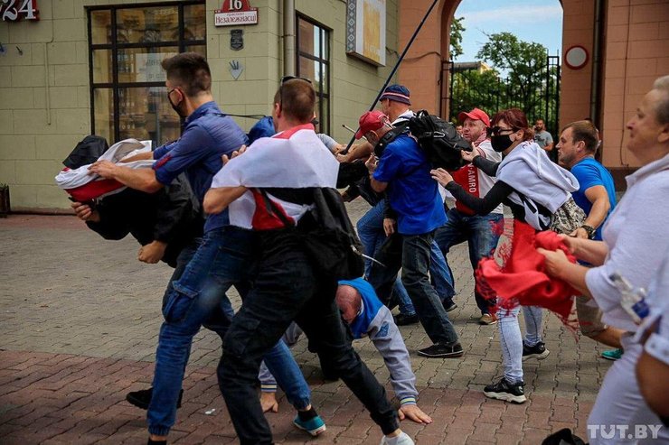 протесты, Минск