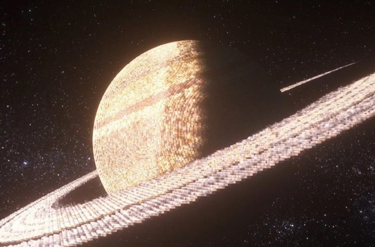 сатурн в Minecraft