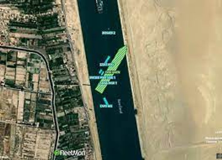 Суэцкий канал, Судно, Контейнеровоз, Спасательные работы, Мель