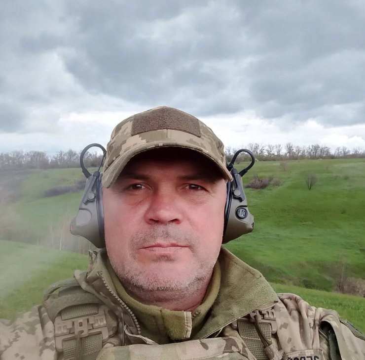 В'ячеслав Чернявський на фронті