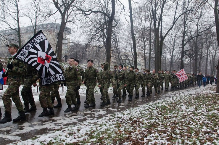 Slovenskí Branci, воєнізована організація, Словаччина