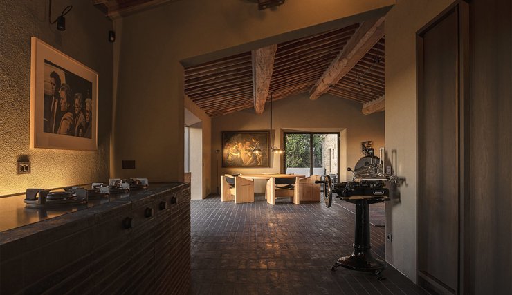 Вилла Морелли, вилла в Тоскане, интерьерный дизайн