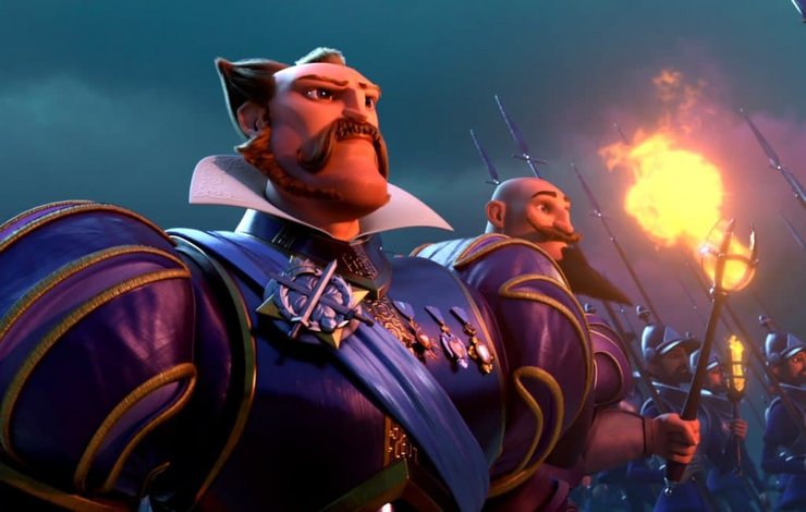 Гулливер возвращается - кадр из мультфильма от квартала 95