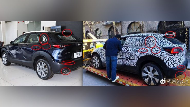 Tesla и Mazda CX-30