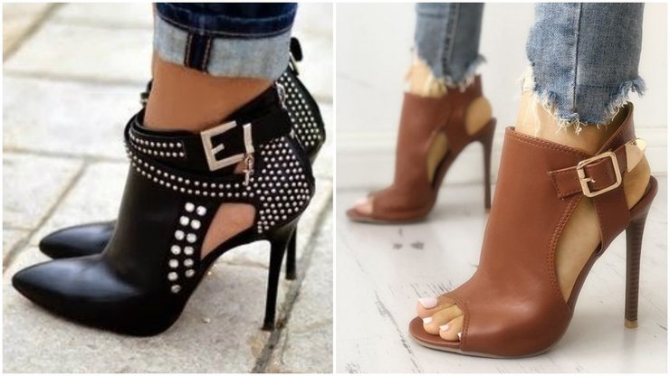 ботильоны, тренды обуви, лето 2020, фото, женская обувь