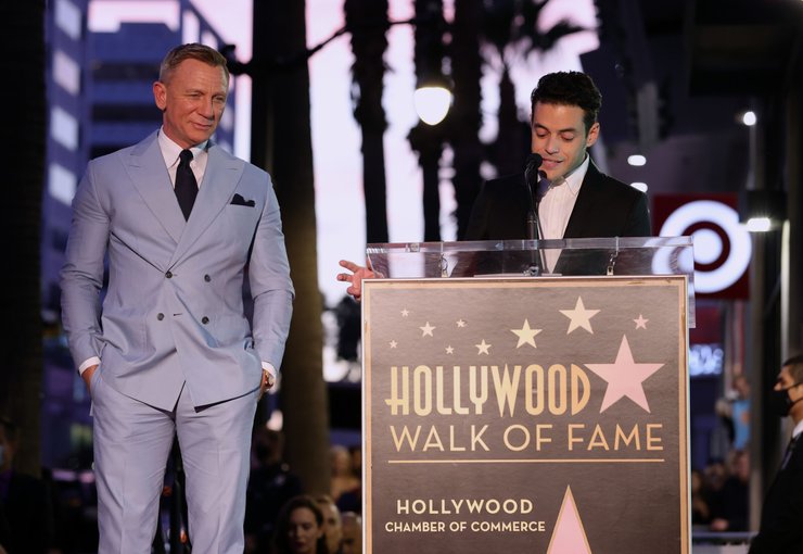 рами мальок, Деніел Крейг, алея слави, зірка