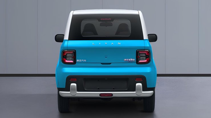 новый Livan Smurf, китайский электромобиль, электромобиль Livan, электромобиль Livan