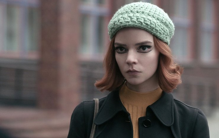 ход королевы, макияж, аня тейлор джой