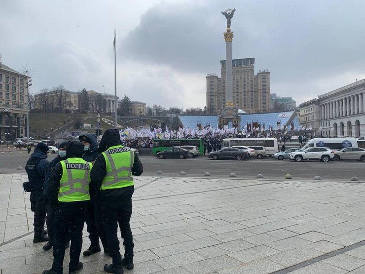 Поліція, мітинг, протест, Київ, Майдан