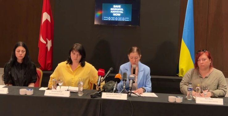 жены азовсталь, жены защитников азовстали, пресс-конференция азовсталь