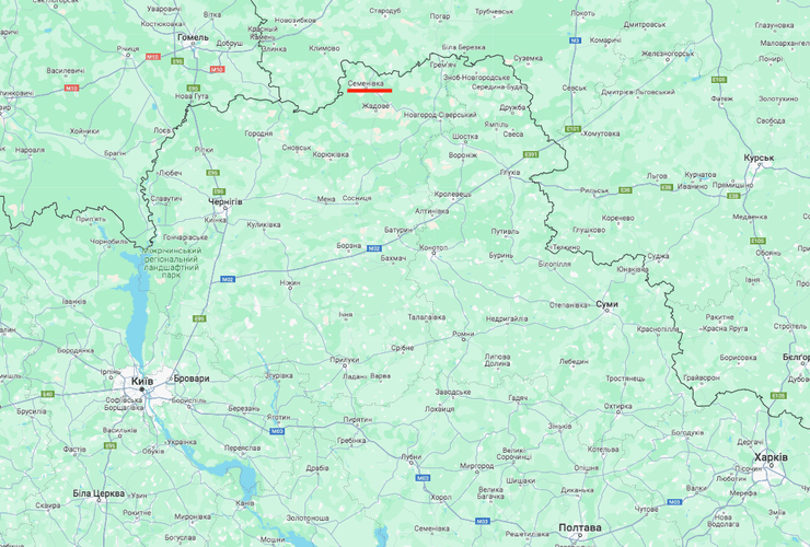 Чернигов, Семеновка, обстрелы