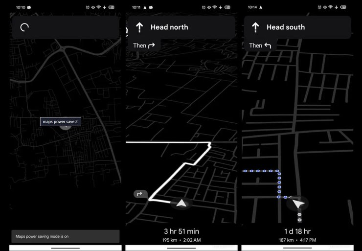 google maps режим економії енергії оновлення карти