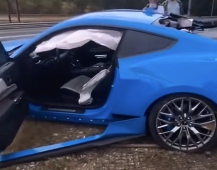 Новый Ford Mustang, Ford Mustang, Ford Mustang 2024, разбитый Ford Mustang